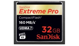 CompactFlash 32GB Sandisk Extreme Pro (160/65MB/s) [SDCFXPS-032G-X46]