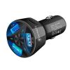 Tkey Ładowarka samochodowa QuickCharge 3.0 (QC 3.0) LED (12-32V) (9V/12V 1.8A, 5V 7A) 48W 3xUSB [ADP-369]