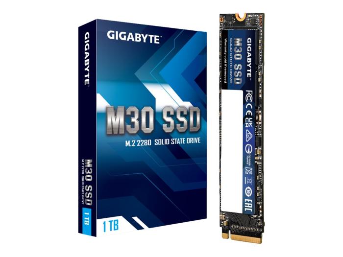 Gigabyte M30 1TB SSD M.2 2280 PCIe3x4 NVMe TLC (3500/3000 MB/s) [GP-GM301TB-G]