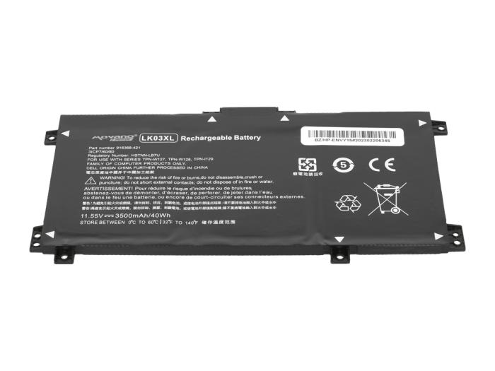 Movano Premium bateria HP Envy 17, x360 15 11.55V, 3500mAh (40Wh) 3 ogniwa LG [BZ/HP-ENVY15]