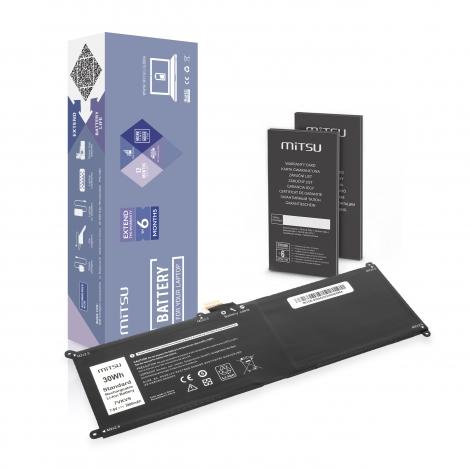 Mitsu bateria Dell Latitude 12 7275, XPS 12 9250 7.4V/7.6V, 3900mAh (30Wh) 2 ogniwa [BC/DE-9250]