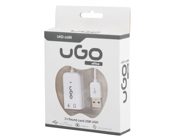 Zewnętrzna karta dźwiękowa 7.1 UGO USB [UKD-1086]