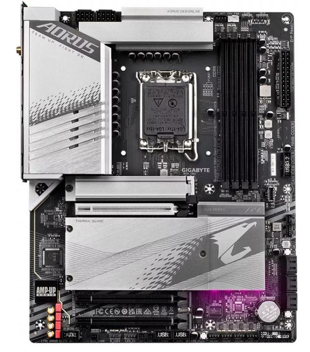 Gigabyte Z790 AORUS ELITE AX-W (Intel Z790) [s1700, 4xDDR5 do 76000MHz, (HDMI 2.1, DP 1.2) (4xM.2, 1xPCIe 5.0 x16, 1xPCIe 4.0 x16 (x4), 1xPCIe 3.0 x16 (x4), WiFi 6.3, BT 5.3, ATX]