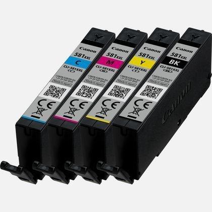 CLI-581XXL CMYK (1998C005) (Canon PIXMA TS8152, TS8150, TS6150, TS8151, TS6151, TS9150, TS9155, TR7550, TR8550)