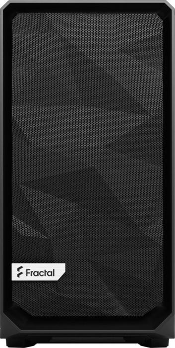 Fractal Design Meshify 2 Mini TG Dark Tint (czarny) (szkło hartowane) (1x USB-C 3.2 Gen2, 2x USB 3.2 Gen1) (2x2.5, 2x3.5) [FD-C-MES2M-01]