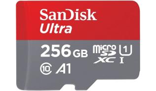 Secure Digital 256GB Sandisk Micro SDXC Ultra UHS-I Class 10 A1 Android + adapter (120MB/s) [SDSQUA4-256G-GN6MA]