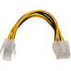 Akyga adapter zasilania Molex 4-pin ATX / EPS 8-pin [AK-CA-10]