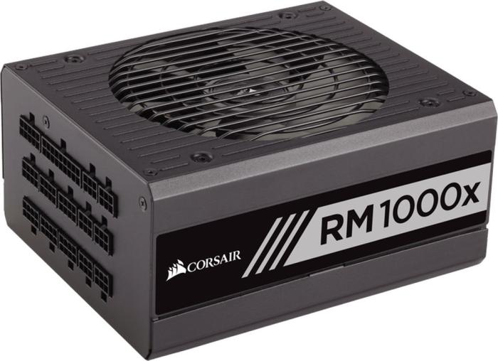 Corsair RM1000x (1000W) (1x135mm) Modularny 80+Gold (CPU 3x4+4) (PCI-E 6x6+2) (8xMolex, 14xSATA) [CP-9020201-EU]