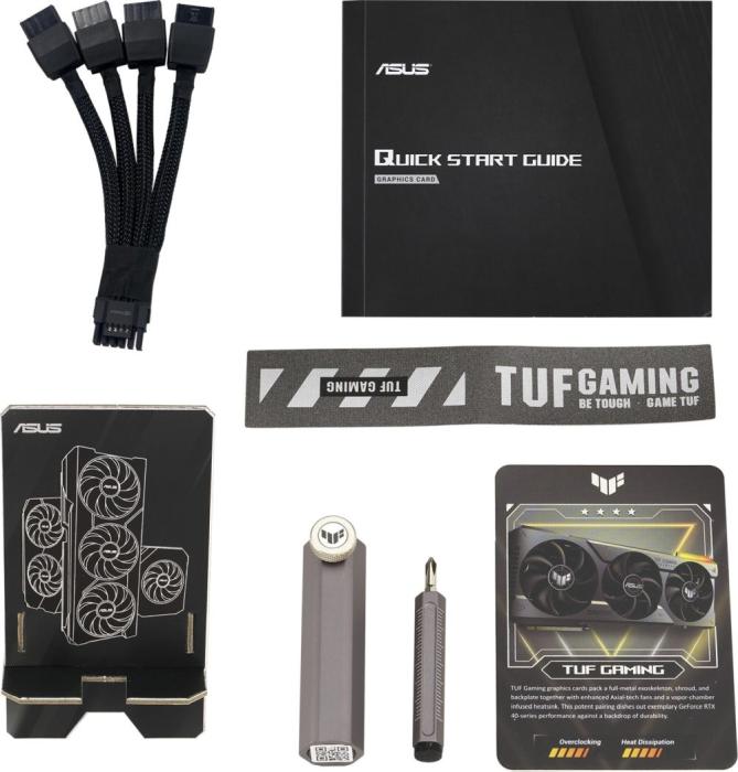 GeForce PCI-E RTX4090 Asus 24GB GDDR6X TUF Gaming [TUF-RTX4090-24G-GAMING] (2xHDMI 2.1, 3xDP 1.4a) (384-bit, PCI-E 4.0)