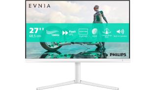 (27) Philips Evnia 27M2N3201A/00 (LED IPS, 1920x1080, 300, 1000:1, 1ms, sRGB 128%, 180Hz) (2xHDMI 2.0, DP 1.4, Audio), głośniki (2x2W), pivot, biały