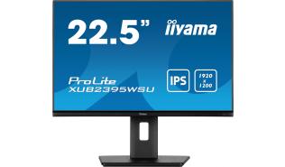 (23) Iiyama ProLite XUB2395WSU-B5 (IPS LED, 1920x1080, 250, 4ms, 60Hz) (HDMI , DP, D-SUB, Audio) vesa, pivot, głośniki (2x2W), czarny