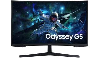 (27) Samsung Odyssey LS32CG552EUXEN (VA LED, Zakrzywiony 1000R, 2560x1440, 300, 1ms, HDR10, 165Hz) (HDMI 2.0, DP 1.2, Audio)czarny