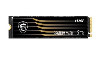 MSI Spatium M480 Pro 2TB SSD M.2 2280 PCIe Gen4x4 NVMe (7400/7000 MB/s) [S78-440Q600-P83]