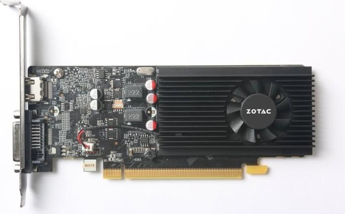 GeForce PCI-E GT1030 Zotac 2GB GDDR5 Low Profile BOX [ZT-P10300A-10L] (DVI, HDMI 2.0b) (64-bit, PCI-E 3.0)