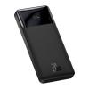 Power Bank Baseus 10000mAh 20W 2xUSB-A + 1xUSB-C 1xmicroUSB Quick Charge 3.0 LED (czarny) [PPDML-L01]