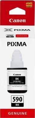 Canon GI-590BK Black Ink Bottle [1603C001] - czarny, oryginalny wkład z atramentem Canon, 135ml, 6000 stron (Canon PIXMA G1500, G2500, G3500, G4500, G1510, G2510, G3510, G4510)