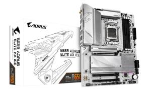 Gigabyte B650 AORUS ELITE AX ICE (AMD B650) [AM5, 4xDDR5 do 8000MHz, (HDMI 2.1, DP 1.4) (3xM.2, 1xPCIe 4.0 x16, 2xPCIe 3.0 x16 (x1) WiFi 6E, BT 5.3, ATX]