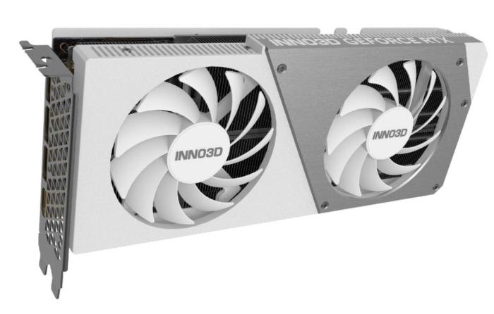 GeForce PCI-E RTX4070 Super Inno3D 12GB GDDR6X Twin X2 OC White [N407S2-126XX-186162W] (1xHDMI 2.1, 3xDP 1.4a) (192-bit, PCI-E 4.0)