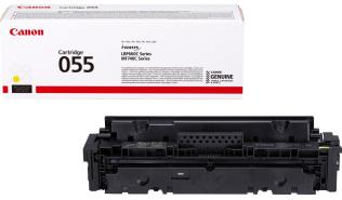 CRG-055 Yellow (3013C002) oryginalny toner Canon, 2300 str. (Canon i-SENSYS LBP663Cdw, LBP664Cx, MF742Cdw, MF744Cdw, MF746Cx)