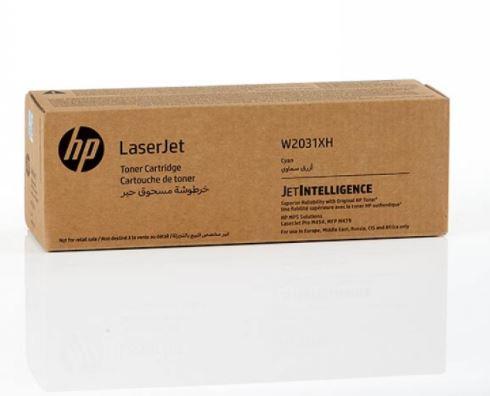 W2031XH (415HX) - cyan, oryginalny toner drukujący HP, 6000 stron (HP Color LaserJet Pro M454dn, M454dw, MFP M479dw, MFP M479fdw, MFP M479fdn, MFP M479fnw)