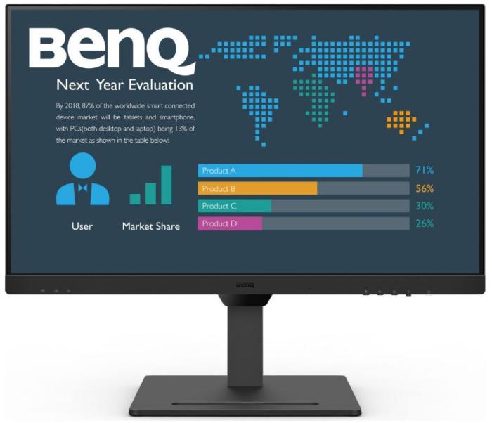 27’’ Benq BL2790QT (IPS LED, 2560x1440, 350, 5ms, 165Hz) (HDM, DP, 2xUSB-C, 3xUSB 3.0) vesa, pivot, głośniki (2x2W), czarny