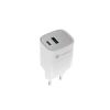Ładowarka sieciowa Natec Ribera GaN 30W Quick Charge 3.0 1xUSB-C/1xUSB-A (5V-12V/3A/30W) (biały) [NUC-2140]