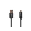 Lanberg Kabel USB-C (M) / USB-A (M) 2.0 QC Quick Charge 3.0 (czarny)(1.0 m) [CA-USBO-15CU-0010-BK]