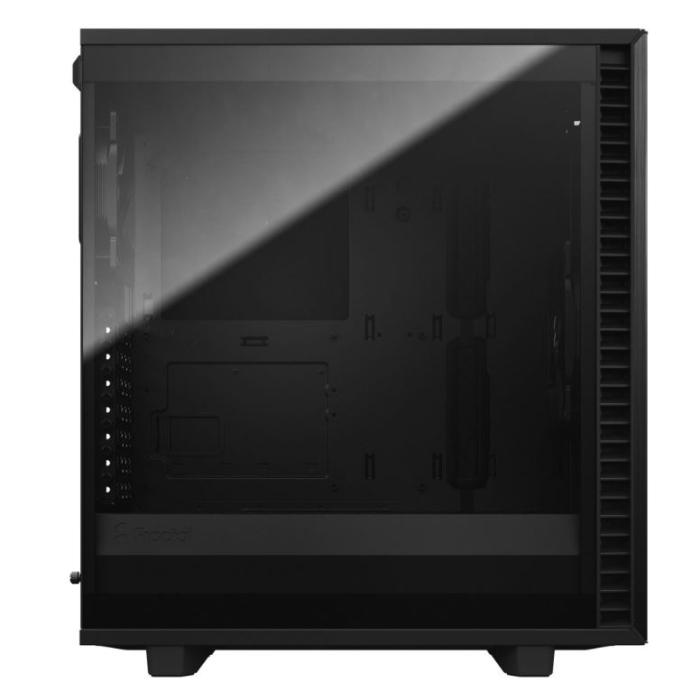 Fractal Design Define 7 Compact Black TG (szkło hartowane) (1x USB-C 3.1, 2x USB 2.0, 2x USB 3.0) (2x3.5) [FD-C-DEF7C-03]
