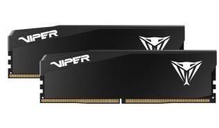 DDR5 32GB (2x16GB) 6400 MHz Patriot Viper Elite 5 Ultra Black AMD EXPO, XMP 3.0 CL32-39-39-101 1.4V [VEU532G6432K]