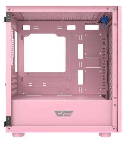 DarkFlash DLM21 Mesh Pink (różowy) (akryl) (1x USB 3.0, 2x USB 2.0) (2x 2.5, 1x3.5/2.5, 1x3.5)