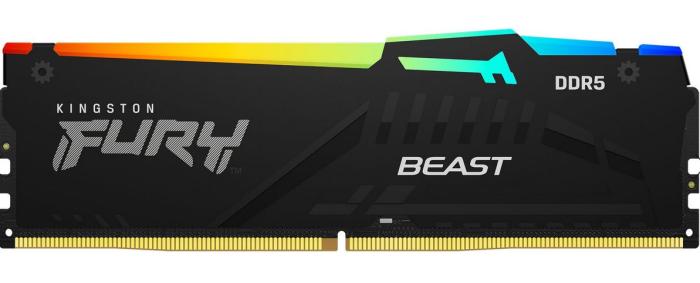 DDR5 32GB 5200 MHz Kingston Fury Beast RGB CL40 40-40-40 1.25V [KF552C40BBA-32]