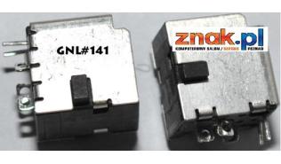 Gniazdo zasilania GNL141 do wtyczki 5.5x3.0mm do notebooków Samsung E152, G10, NC10, P460, P50, P510, Q1, Q210, Q30, Q35, Q40, Q45, Q70, R20, R509, R510, R610, SA11, X11, X22, X460, X50
