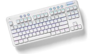 Logitech G715 Tactile (mechaniczna, GX Brown) (biały) [920-010465]