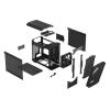 Fractal Design Torrent Nano Black TG Dark tint (szkło hartowane) (1x USB-C 3.2 Gen1, 2x USB 3.2 Gen1) (2x2.5, 1x3.5/2.5) [FD-C-TOR1N-01]