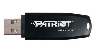 Patriot Xporter Core 64GB USB-A 3.2 Gen1 5GB/s (80MB/s) (czarny) [PSF64GXRB3U]