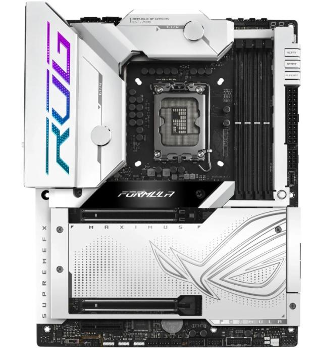 Asus ROG MAXIMUS Z790 FORMULA (Intel Z790) [S1700, 4xDDR5 do 8000MHz, (HDMI) (5xM.2, 2xPCIe 5.0 x16, 1xPCIe 4.0 x4, 1xPCIe 4.0 x1), WiFi 7, ATX]