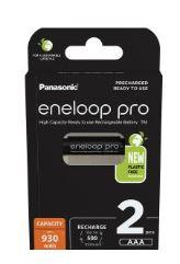 Panasonic Eneloop Pro akumulatory LR03, AAA 930mAh (2 szt.) [BK-4HCDE/2BE]