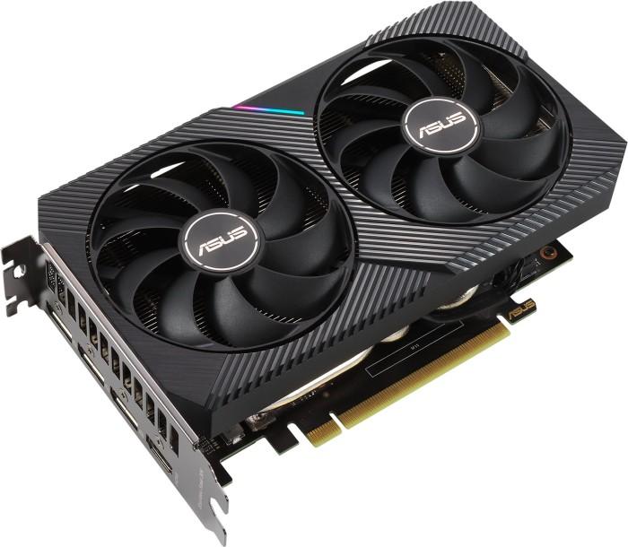 GeForce PCI-E RTX3050 Asus 8GB GDDR6 Dual OC BOX [DUAL-RTX3050-O8G] (HDMI 2.1, 3xDP 1.4a) (128-bit, PCI-E 4.0)