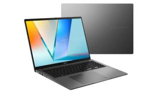 Asus VivoBook S16 OLED [M3607GA-SH004W] 6-Core AMD Ryzen AI 7 445 /16 1920x1200 błyszcząca OLED 60Hz / 32GB/ 1TB / AMD Radeon 840M / pk / 70Wh / 1.7kg / Win11Home (szary)