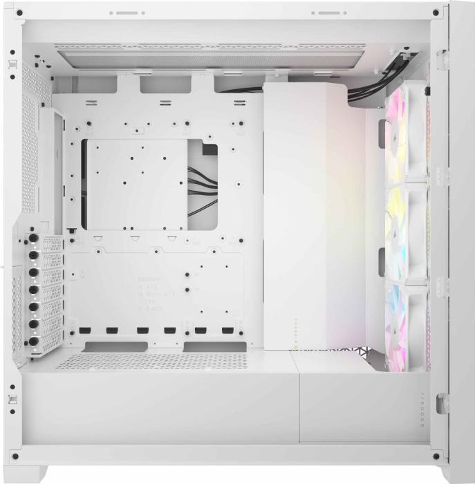 Corsair iCUE 5000D RGB Airflow Mid-Tower True White (szkło hartowane) (2x2.5, 2x3.5/2.5) (2xUSB 3.2 Gen1, 1xUSB-C Gen1)  [CC-9011243-WW]
