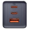 Ładowarka sieciowa Baseus GaN5 65W Quick Charge 3.0 2xUSB-C/1xUSB-A (5V-20V/3.0-3.25A/65W) (do laptopów z Power Delivery) (czarny [P10110812827-Z1]