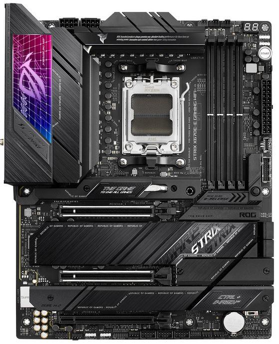 Asus ROG STRIX X670E-E GAMING WIFI (AMD X670) [AM5, 4xDDR5 do 8000MHz, (HDMI 2.1, DP 1.4) (4xM.2, 2xPCIe 5.0 x16, 1xPCIe 4.0 x16 (x4)), WiFi 6E, BT 5.2, ATX]