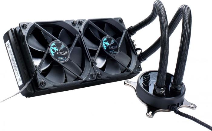 Fractal Design Celsius S24 Blackout (chłodzenie wodne) (2x120 mm, 4-pin PWM) [FD-WCU-CELSIUS-S24-BKO]