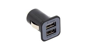 Ładowarka samochodowa 12V / 2xUSB 5V/2A (2A) [PLS34C]