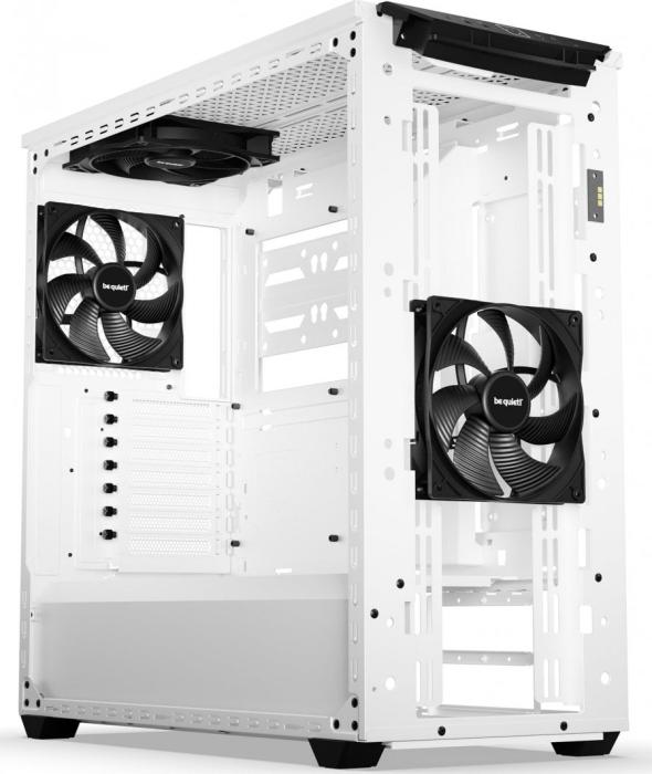 be quiet! Shadow Base 800 DX White (szkło hartowane) (2xUSB 3.2 Gen1, USB-C 3.2 Gen2) (4x2.5, 2x3.5) [BGW62]