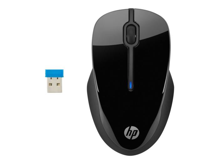 HP 250 Wireless (czarny) 1600dpi (optyczna, 1, 3)  [3FV67AAABB]