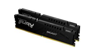 DDR5 64GB (2x32GB) 5200 MHz Kingston Fury Beast Black CL40 40-40-40 1.25V [KF552C40BBK2-64]