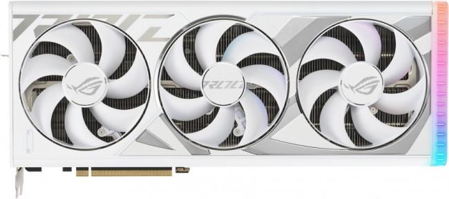 GeForce PCI-E RTX4090 Asus 24GB GDDR6X ROG Strix Gaming White [ROG-STRIX-RTX4090-24G-WHITE] (2xHDMI 2.1, 3xDP 1.4a) (384-bit, PCI-E 4.0)