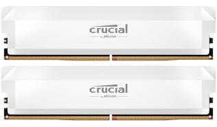DDR5 32GB (2x16GB) 6400 MHz Crucial Pro Overlocking White XMP 3.0 AMD EXPO CL38 38-40-40-84 1.35V [CP2K16G64C38U5W]