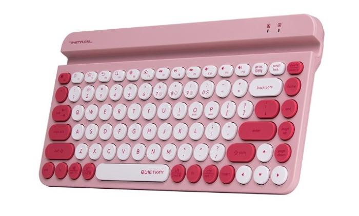 A4Tech FSTYLER FBK30 2.4GHz+BT Raspberry Wireless/Bluetooth (małe wymiary)